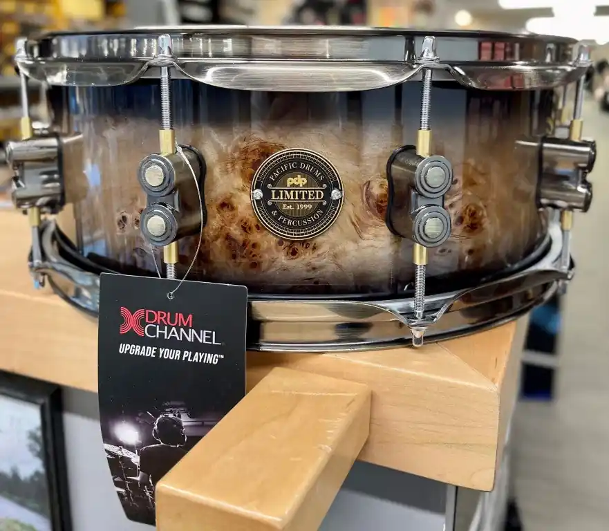 PDP - Concept Series LTD Snare 5.5x14 Mapa Burl PDLT5514SSMB ** Limited Edition ** Express Delivery