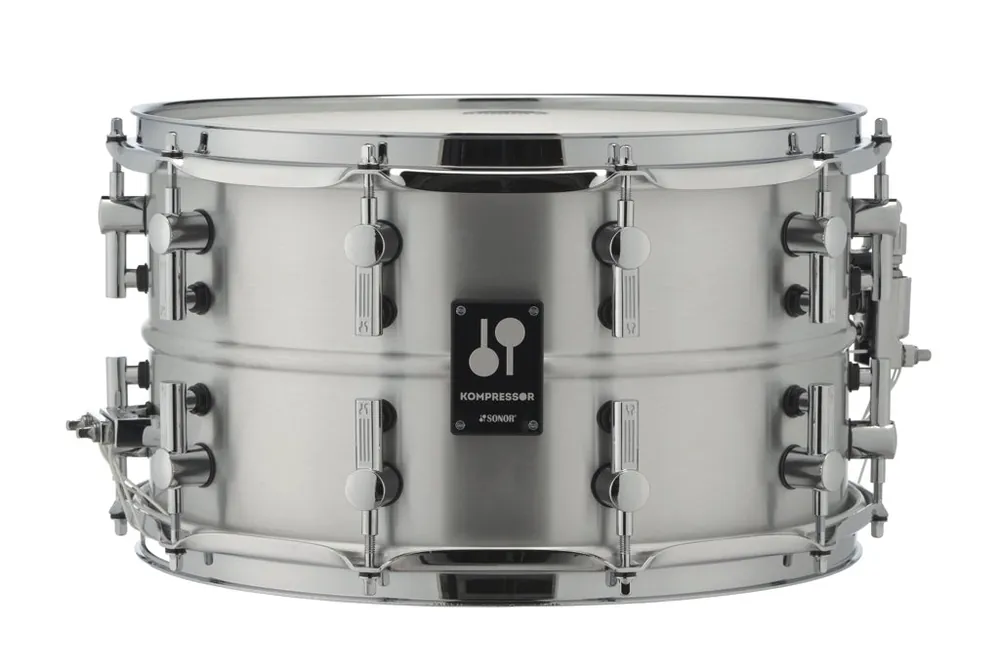 Seasonal Sale Sonor - Kompressor Snare Drum 14" x 8", Aluminum - KS-1408-SDA