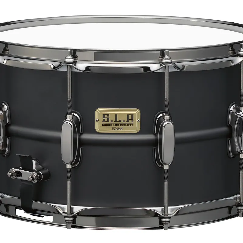 Tama - S.L.P. Big Black Steel Snare 8x14 LST148 Genuine