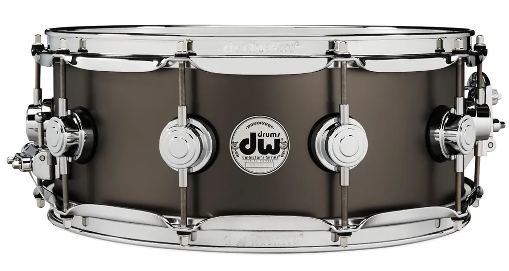 DW Drums - Collector's Series Satin Black Nickel Over Brass Snare 5.5x14 DRVD5514SVCBK Get Yours