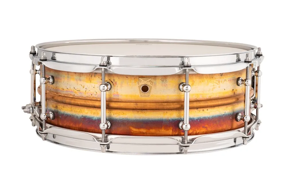 Ludwig - Raw Bronze Phonic Snare 5x14 with Tube Lugs LB550RT Seasonal Sale