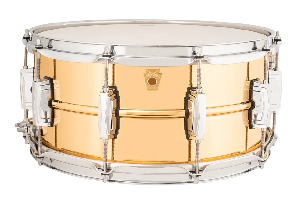 Ludwig - Polished Bronze Phonic Snare 6.5x14 with Imperial Lugs LB552 Direct From Factory