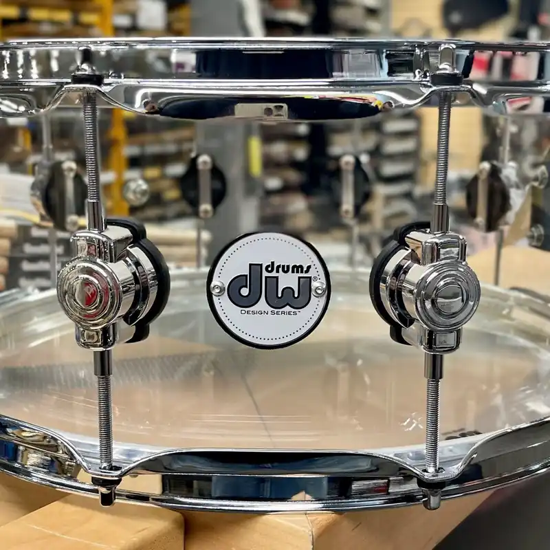DW Drums - Design Series Seamless Acrylic Snare 6x14 DDAC0614SSCL Hot Picks