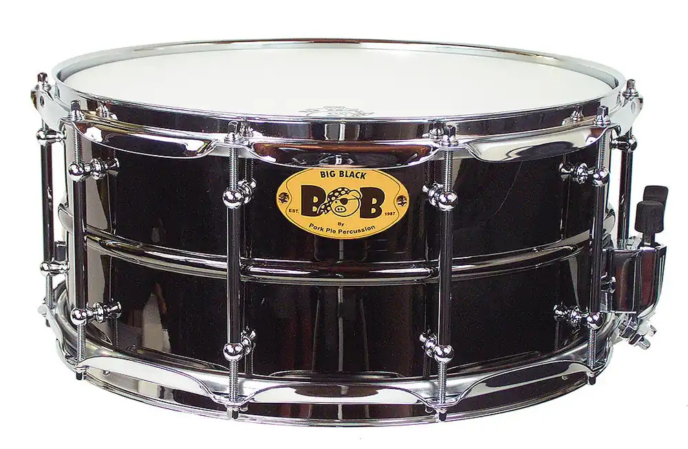 Pork Pie - USA Custom Big Black Brass BOB Snare 6.5×14 Aged Finish Affordable