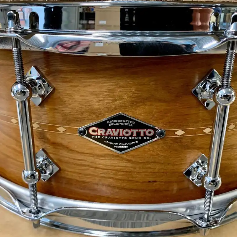 Secure Checkout Craviotto - Custom Shop Cherry Snare 5.5x14 Oil Finish