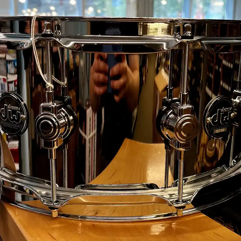 Discount DW Drums - Performance Series Steel Snare 6.5x14 DRP6514SSC