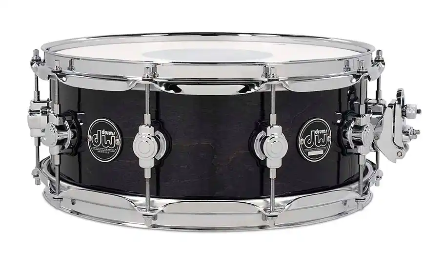 Viral DW Drums - Performance Series Snare 5.5" x 14" - Ebony Stain Gloss Lacquer - DRPL5514SSES