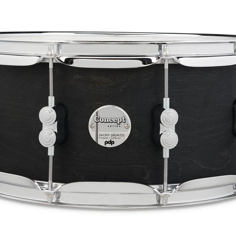 Time-Limited PDP - Concept Black Wax Snare 6.5" x 14" - PDSN6514BWCR