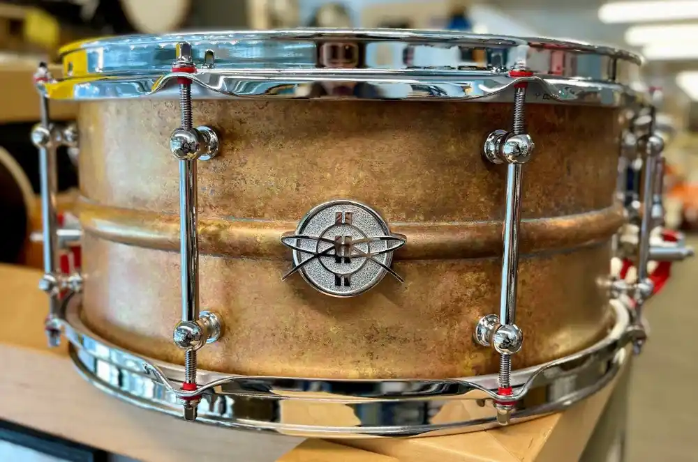 Crafted Dunnett - Classic Model 2N Antique Brass Snare 6.5x14 65142N-AB