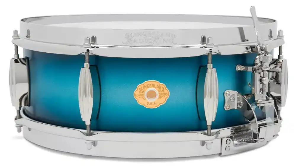Slingerland - Radio King 6.5x14 3 Ply Artist Snare - Blue & Silver Duco Lacquer - SLLS5514SSK371 Time-Limited