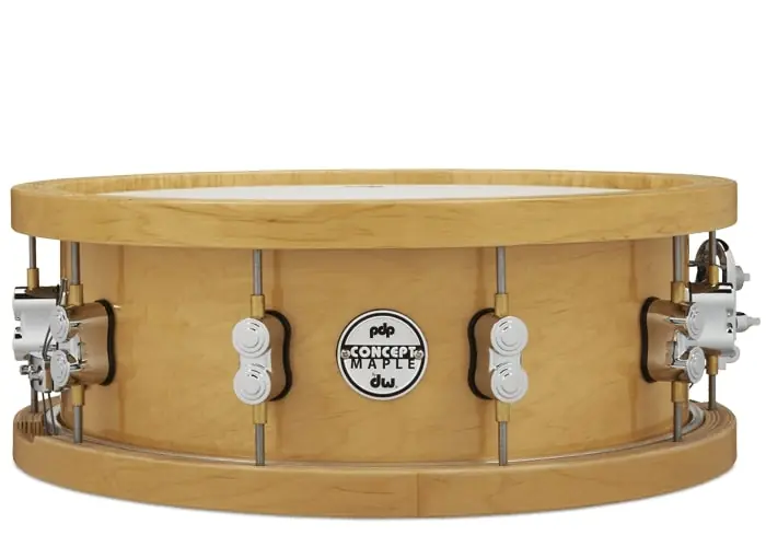 PACIFIC DRUMS & PERC - 5.5" x 14" Concept Series Wood Hoop Snare - PDSN5514NAWH Secure Checkout