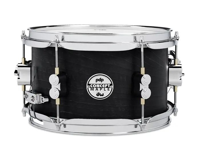 Hot Picks PACIFIC DRUMS & PERC - 6" x 10" Concept Black Wax Maple Snare Drum - PDSN0610BWCR