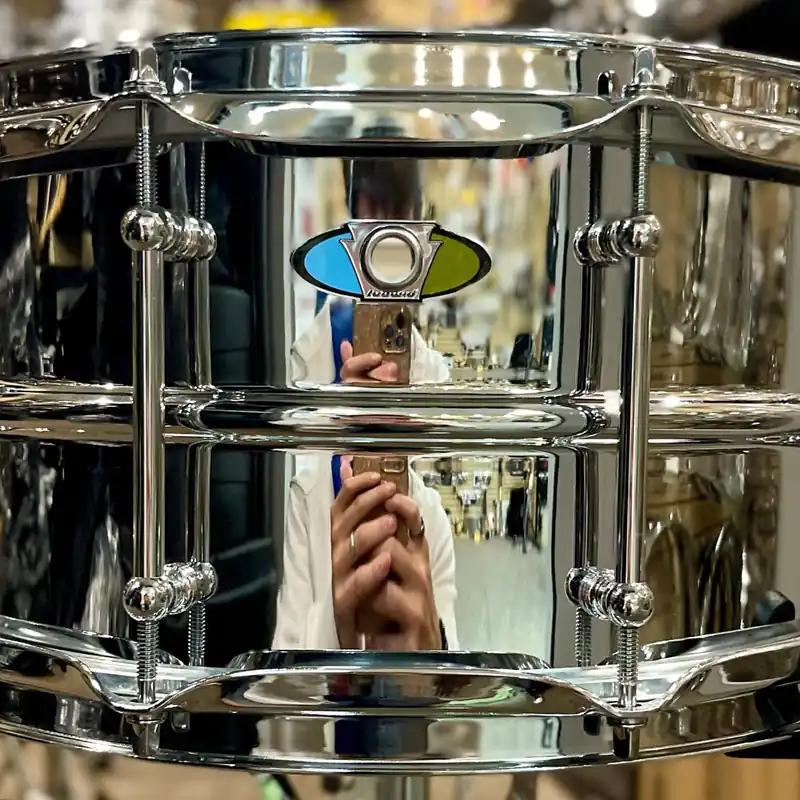 Free Delivery Ludwig - Supralite Snare 6.5x14 Mirror Polished Steel LU6514SL