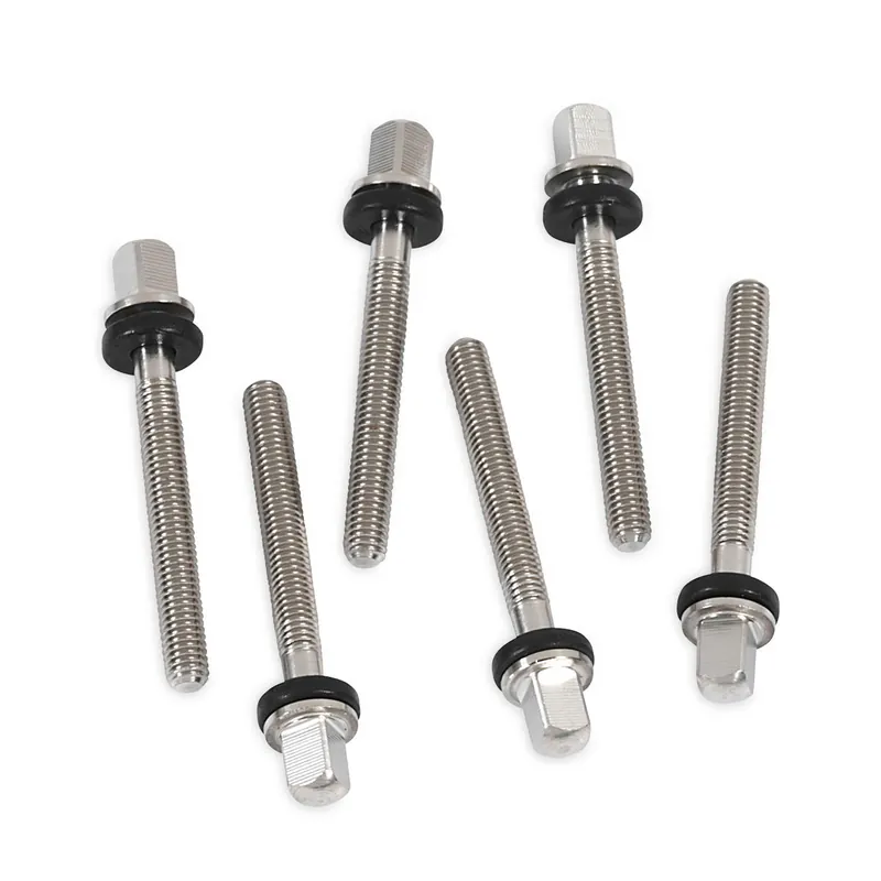 DW Drums - DWSM165S - Stainless Steel True-Pitch® Tension Rod 1.65-inch Tom / Snare (6 pk)- DWSM165S Authentic