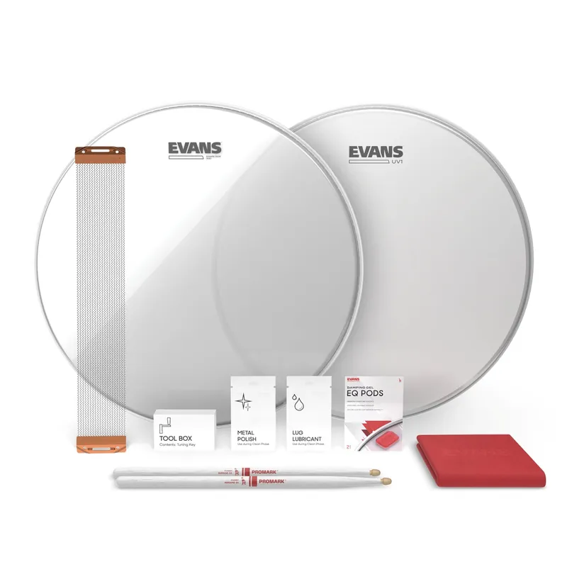Free Delivery Evans - UV1 14" Snare Tune Up Kit ESTUK-14UV1-1