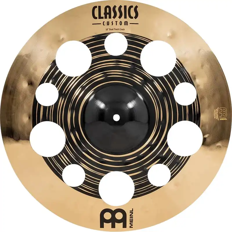 Direct From Manufacturer Meinl - Classics Custom Dual 18" Dual Trash Crash CC18DUTRC