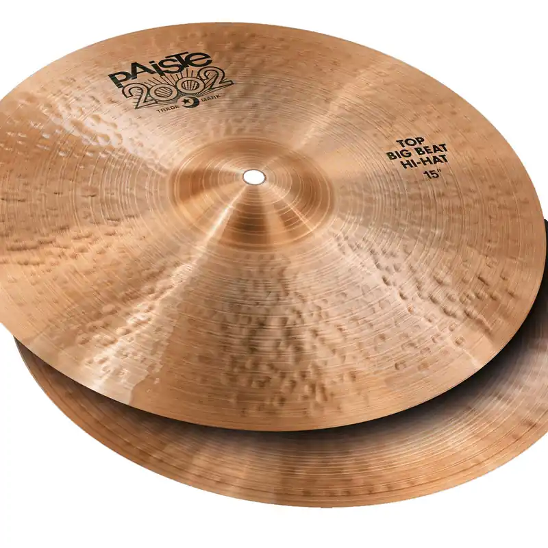 Paiste - 2002 Black Big Beat Hi-Hat 15" 1064015 Save Now