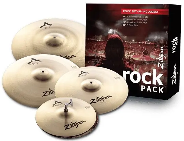 Zildjian - A Zildjian Rock Cymbal 14/17/19/20 PACKA0801R Seasonal Sale