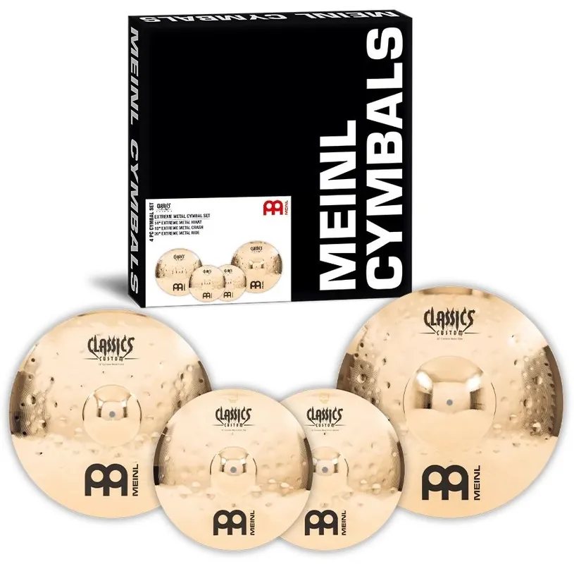 Exclusive Offer Meinl - Classics Custom Extreme Metal Cymbal Set 14/18/20 CC-EM480