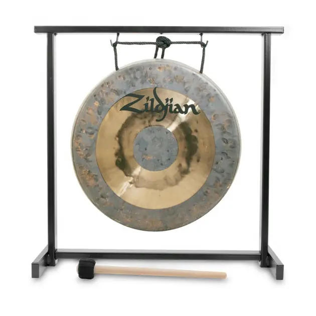 Trusted Brand Zildjian - 12'' Traditional Gong And Table-Top Stand Set P0565 0