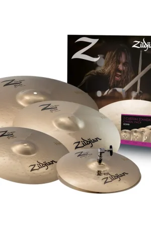 Zildjian - Z Custom Standard 4-piece Cymbal Pack with 14" Hi-hats - 16" and 18" Crashes - and 20" Ride - ZCSTD Buy Online
