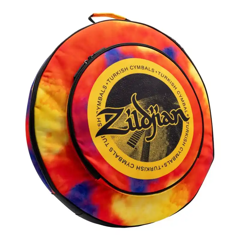 Warranty Included Zildjian - 20" Student Cymbal Backpack, Orange, Blue & Yellow - ZXCB00220