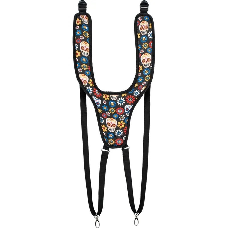 Meinl - Designer Djembe Strap - Day Of The Dead- Day Of The Dead - MDJS1DA Top Pick