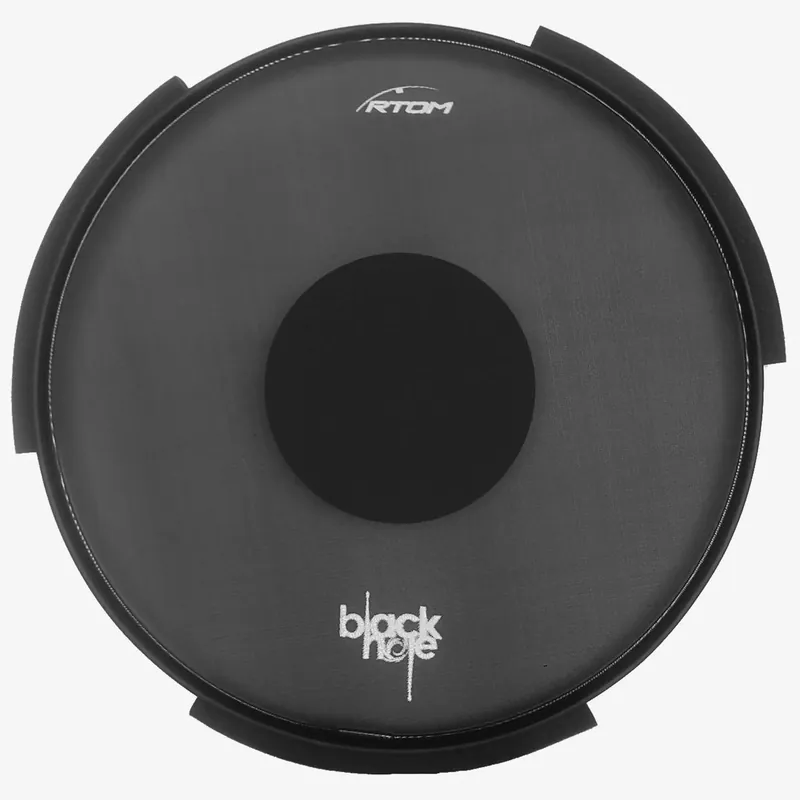RTOM - Black Hole V2 Bass Drum Practice Pad BLKHOL18V2 Hot Picks