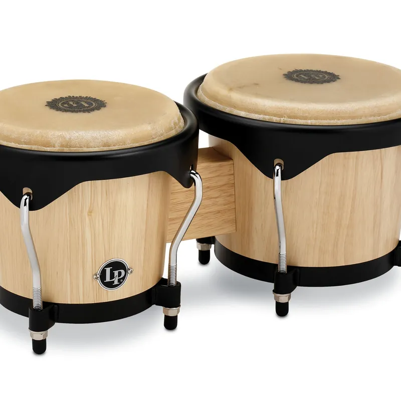 LP (Latin Percussion) - LP® City Series Wood Bongos- Natural - LP601NY-AW Limited Time