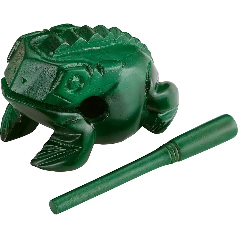 Special Offer Meinl - Frog Wood Güiro Medium Green NINO515GR