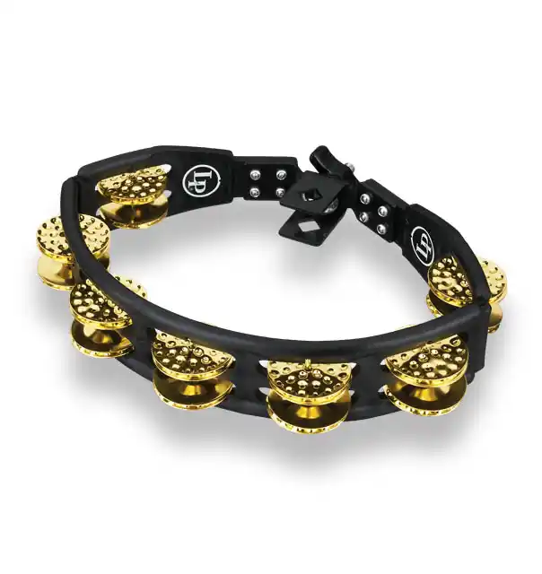 LP (Latin Percussion) - Cyclops Mountable Tambourine Black – Dimpled Brass LP179 While Supplies Last
