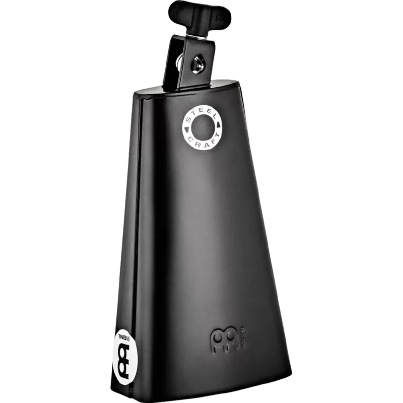 Meinl - Steel Craft Line Cowbell 8 1/2'' Black Powder Coated Steel SCL850-BK Limited Edition