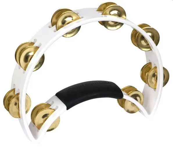 Rhythm Tech - Tambourine 1020 White Professional Grade