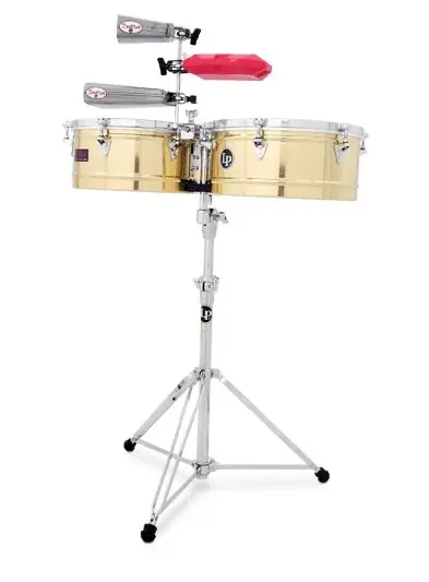 LP (Latin Percussion) - Prestige 13'' And 14'' Timbales Brass Lp1314-B Holiday Sale