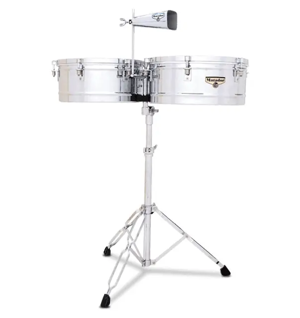 Direct From Manufacturer LP (Latin Percussion) - Matador 14'' And 15'' Chrome Timbales M257