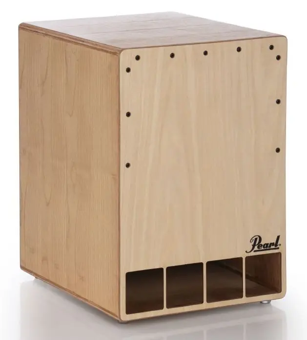 Buy Online Pearl - Elite Dub Bass Front Ported Cajon With Snare Wires PBEDBC-1420