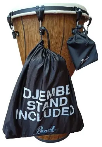 Don’t Miss Out Pearl - 14" Synthetic Top Tuned Djembe With Stand & Bag PBJVST-14BG684