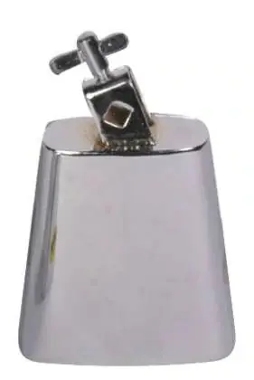 Best Price Mano Percussion - 5” Cowbell With Mounting Bracket - Chrome Finish - MP-CB05C