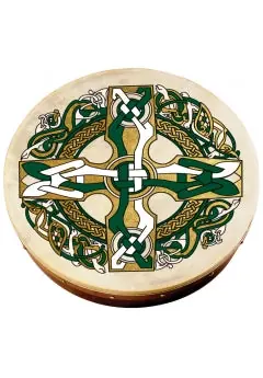 One Day Deal Walton - 12" Celtic Design Bodhran | Gaelic Cross - 10AWAL-1932