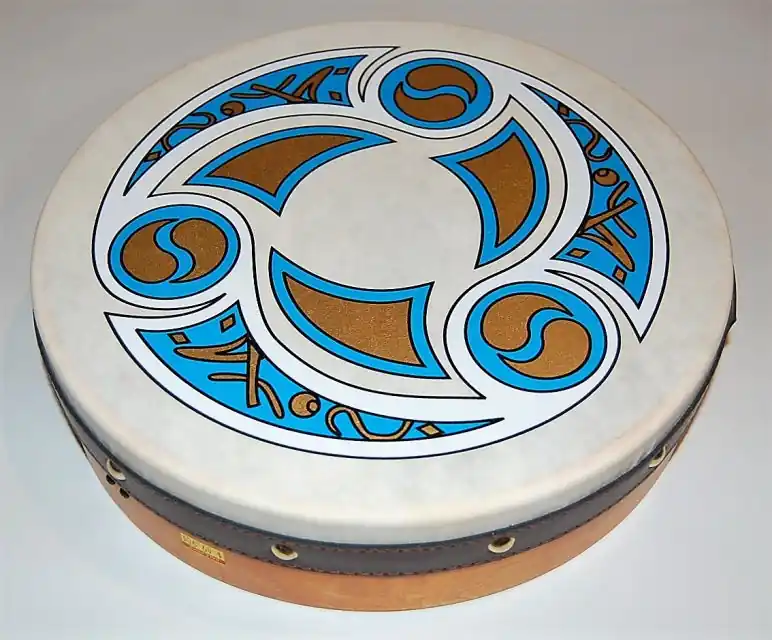 Walton - 12" TRINITY Design Bodhran Pack Gift Set - 10AWAL-1938 Free Returns