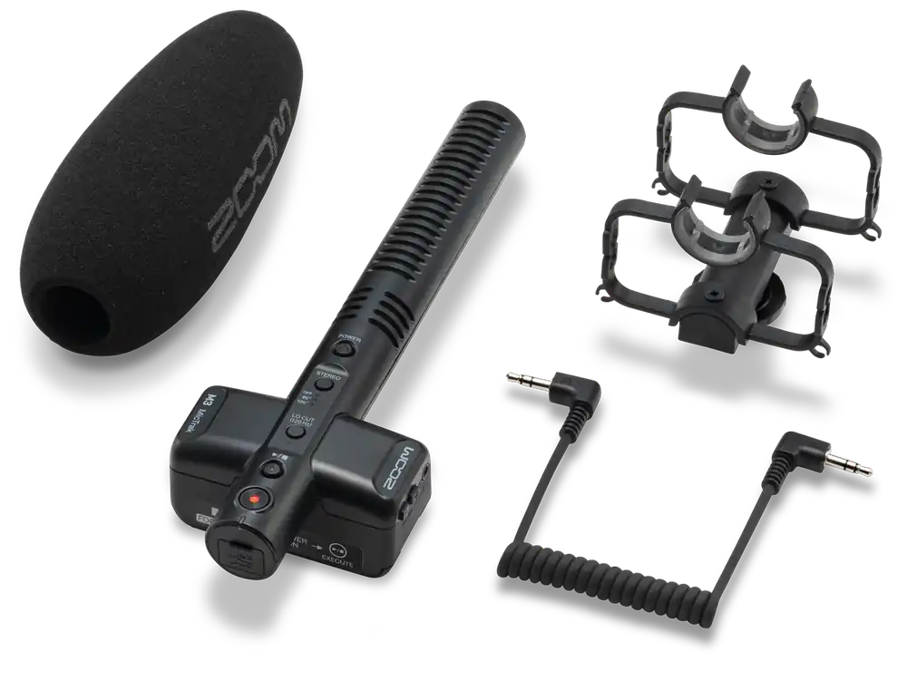Zoom - M3 MicTrak - Shotgun Mic With 32-Bit Float Recording Same Day Shipping