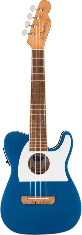 Buy Today Fender - Fullerton Tele® Uke -Walnut Fingerboard -White Pickguard -Lake Placid Blue- 097-0513-502