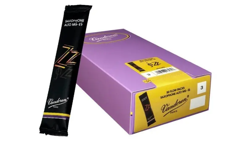 Vandoren - Alto Sax ZZ Reeds Strength 3.5; Box of 10 - SR4135 Authentic