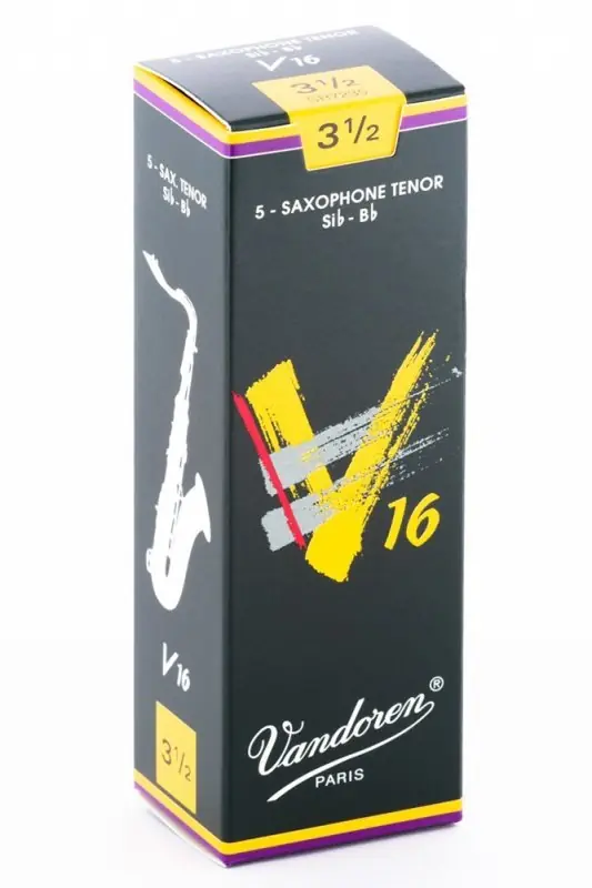 Vandoren - Tenor Sax V16 Reeds Strength 3.5; Box of 5 - SR7235 Free Delivery