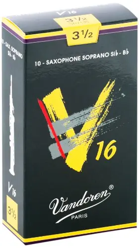 Vandoren - Soprano Sax V16 Reeds Strength 3.5; Box of 10 - SR7135 Sale
