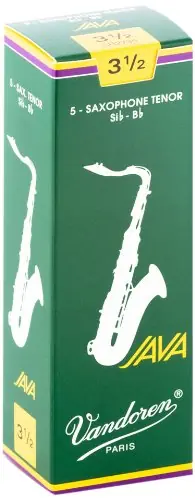 Worldwide Shipping Vandoren - Tenor Sax JAVA Reeds Strength 3.5; Box of 5 - SR2735