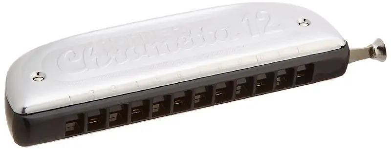 Hohner - Chrometta 12 Chromatic Harmonica, Key of C Major 255C Free Shipping