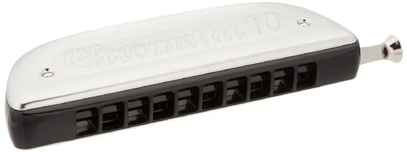 Hohner - Chrometta 10 Chromatic Harmonica, Key of C Major 253-40C Final Sale
