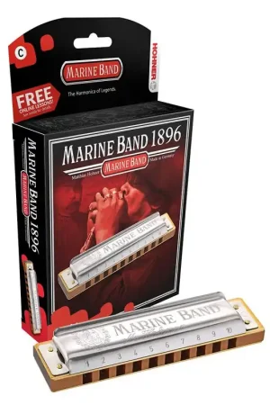 Mega Sale Hohner - Marine Band - Natural Minor G - 1896BX-NMG