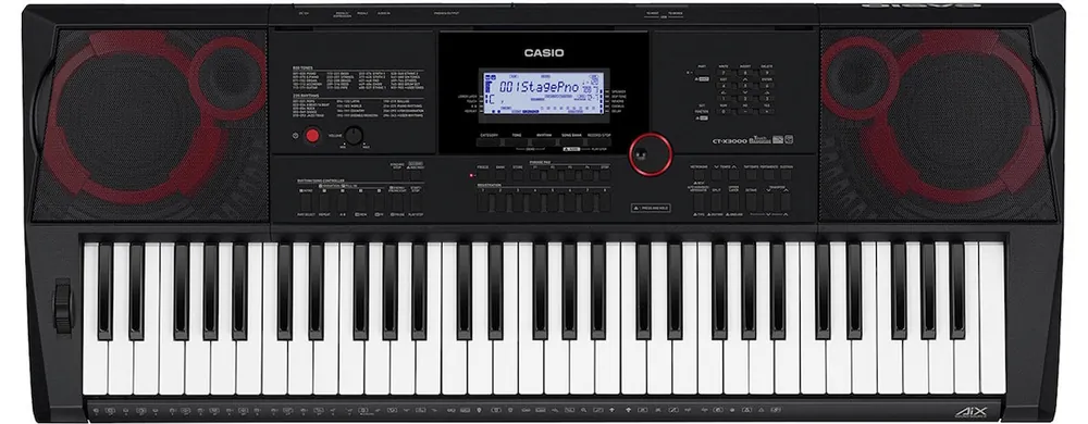 Casio - CT-X3000 61 Full-Size Keys with Touch Response Limited Offer